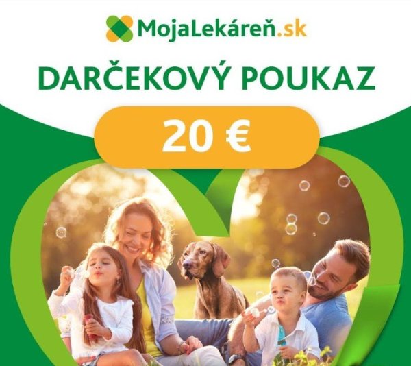 Darčekový poukaz MojaLekáreň.sk - 20 EUR